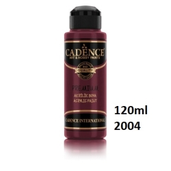 CADENCE Premium 2004 Farba akrylowa półmatowa 120ml / WIŚNIA